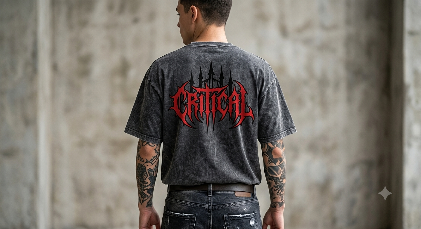 Premium Unisex Acid Washed Oversized Tee