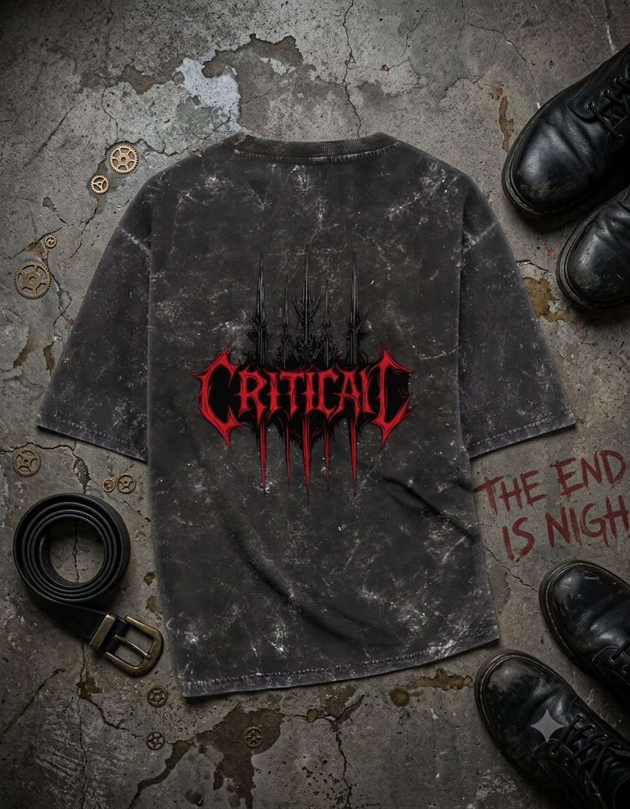 Premium Unisex Acid Washed Oversized Tee