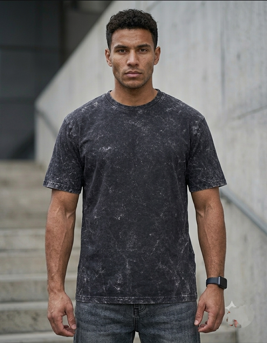 Premium Unisex Acid Washed Oversized Tee